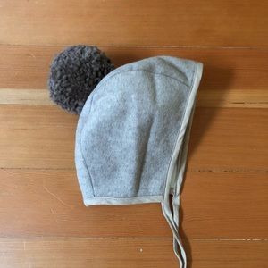 Briar Baby 6-12m Juliet pom bonnet